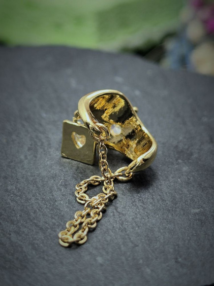 Кафф медь с напылением золотом J10988CJJ Кафф медь с напылением золотом J10988CJJ