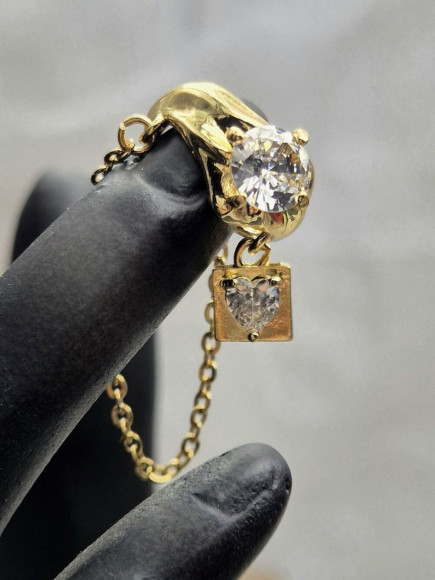 Кафф медь с напылением золотом J10988CJJ Кафф медь с напылением золотом J10988CJJ