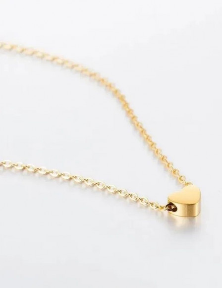 Базовая цепочка с кулоном в форме объемного сердца J10092CJJ