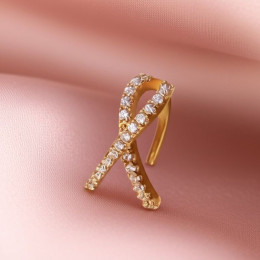 Кафф (1 шт) медь с напылением золотом J10989CJJ Кафф (1 шт) медь с напылением золотом J10989CJJ