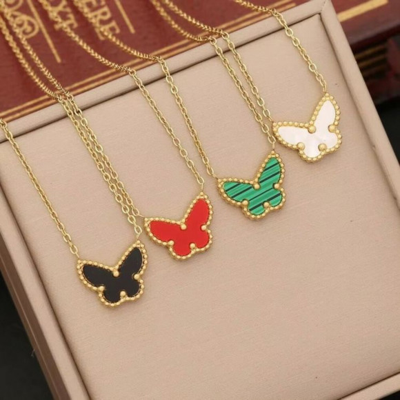 Колье медицинская сталь с напылением золотом J10912CJJ