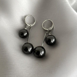 Серьги ювелирный сплав с серебряным гвоздиком J10387CJJ