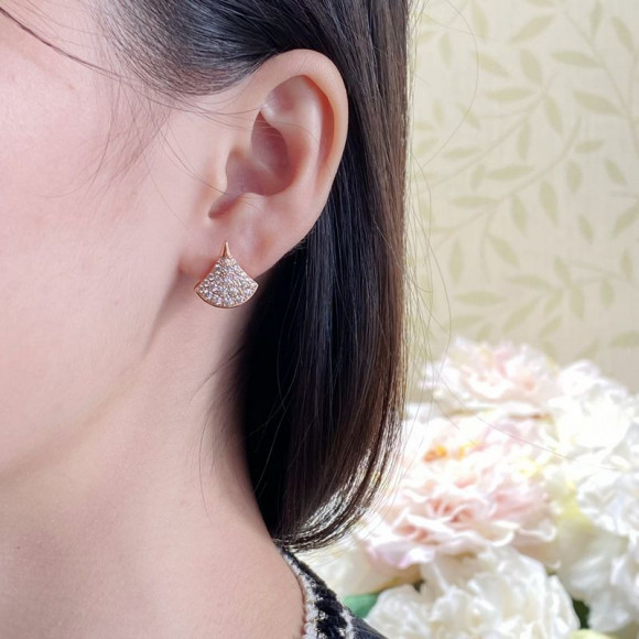 Серьги медь с напылением золотом и фианитами 1J11971CJJ Серьги медь с напылением золотом и фианитами 1J11971CJJ