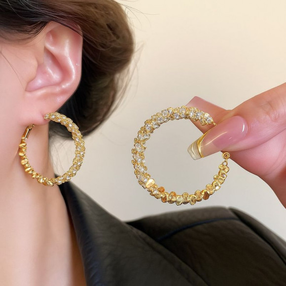 Серьги-кольца с подвесными элементами 1J12085CJJ