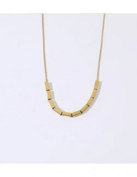 Минималистичная цепочка с прямоугольными подвесками-планками J10094CJJ Минималистичная цепочка с прямоугольными подвесками-планками J10094CJJ