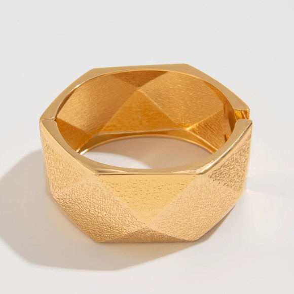 Браслет жесткий ювелирный сплав геометрия 1J11772CJJ