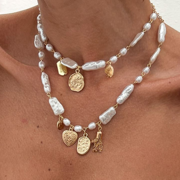 Мульти-цепочка ювелирный сплав жемчужная 1J11838CJJ