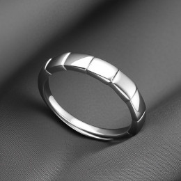 Кольцо обручальное открытое медь с напылением платиной змея 1J11973CJJ