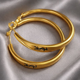 Серьги медь напыление золотом 1J12493CJJ Серьги медь напыление золотом 1J12493CJJ