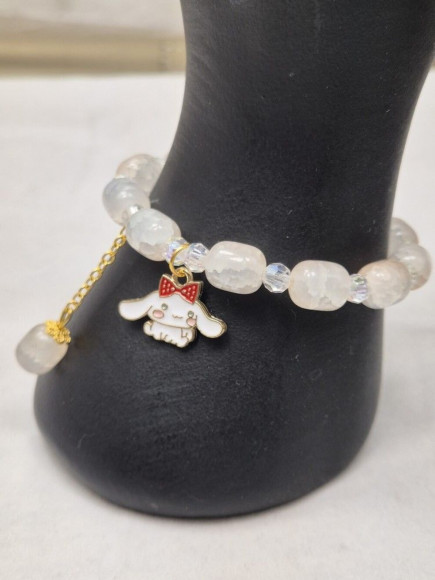 Браслет теплые оттенки с фигуркой котенка J11044CJJ Браслет теплые оттенки с фигуркой котенка J11044CJJ