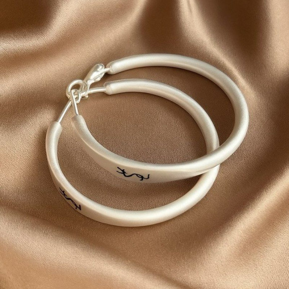 Серьги медь напыление платиной 1J12494CJJ