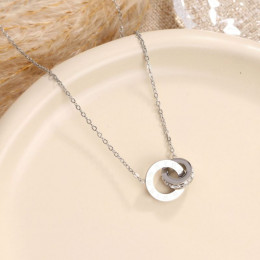 Цепочка кулон титановая сталь 1J12495CJJ