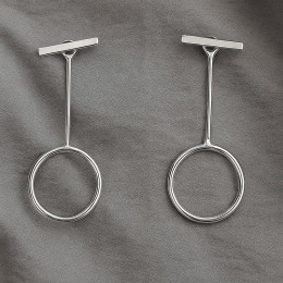 Серьги висячие ювелирный сплав 1J12102CJJ