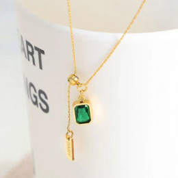 Колье медицинская сталь с напылением золотом J10942CJJ