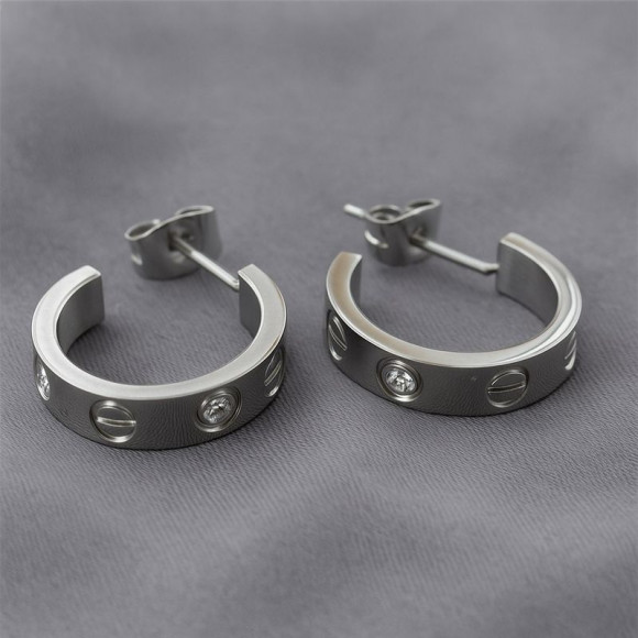 Серьги из титановой стали 1J12048CJJ Серьги из титановой стали 1J12048CJJ