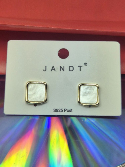 Серьги медь с напылением золотом J10707CJJ