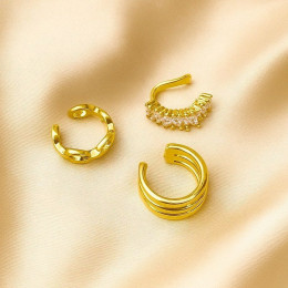 Кафф (комплект) медь с напылением золотом J10999CJJ Кафф (комплект) медь с напылением золотом J10999CJJ