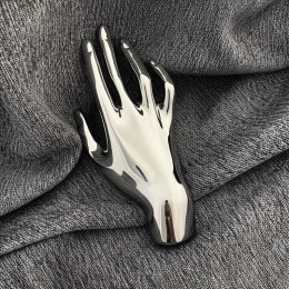 Брошь ювелирный сплав рука J11790CJJ Брошь ювелирный сплав рука J11790CJJ