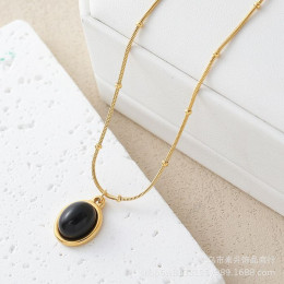 Колье медицинская сталь с напылением золотом J10948CJJ Колье медицинская сталь с напылением золотом J10948CJJ