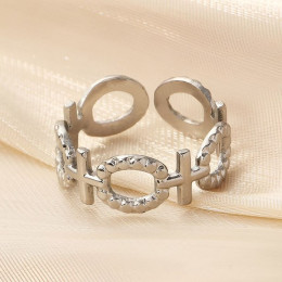 Кольцо стальное женский знак J10187CJJ Кольцо стальное женский знак J10187CJJ