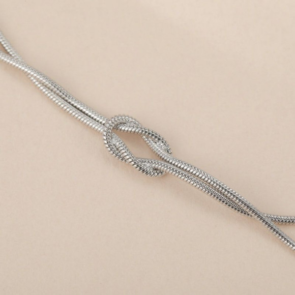 Лаконичный чокер с декоративным узлом 1J12274CJJ Лаконичный чокер с декоративным узлом 1J12274CJJ