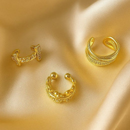 Сет каффов с кристальным декором 1J11002CJJ Сет каффов с кристальным декором 1J11002CJJ