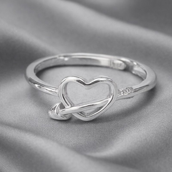Кольцо сердце ювелирный сплав 1J12337CJJ Кольцо сердце ювелирный сплав 1J12337CJJ