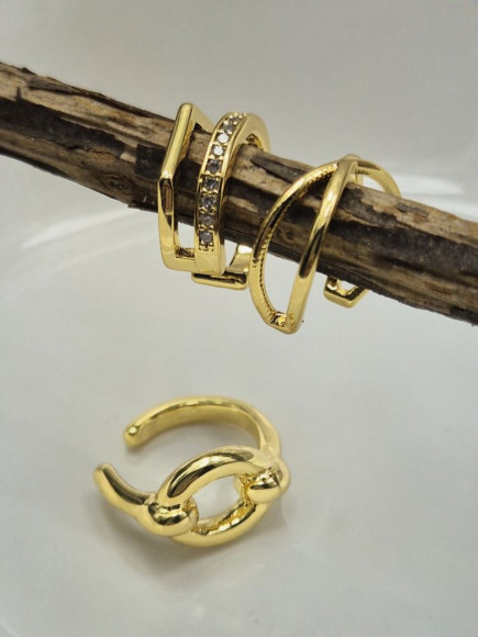 Кафф медь с напылением золотом J11004CJJ