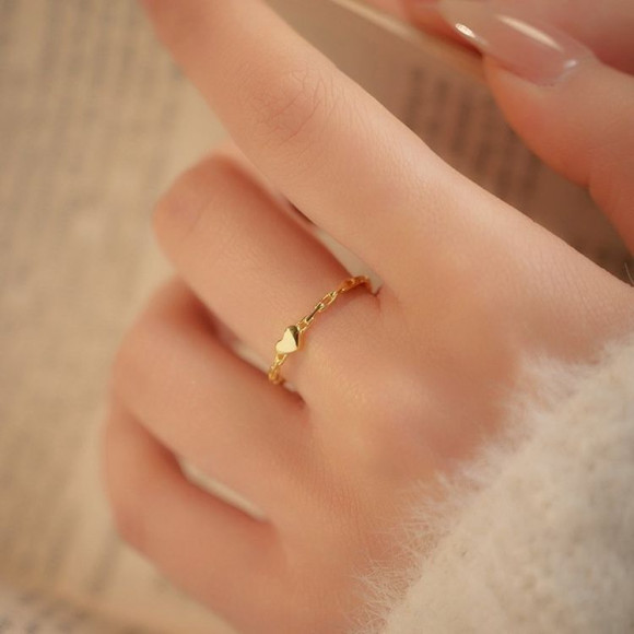 Кольцо медицинская сталь с напылением золотом J11135CJJ Кольцо медицинская сталь с напылением золотом J11135CJJ