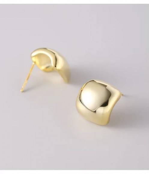 Серьги медь с напылением золотом J10719CJJ Серьги медь с напылением золотом J10719CJJ