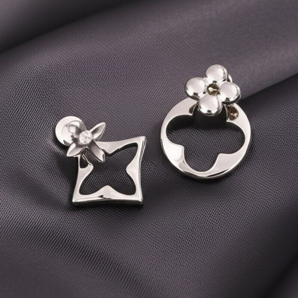 Серьги медь с напылением платиной 1J11997CJJ