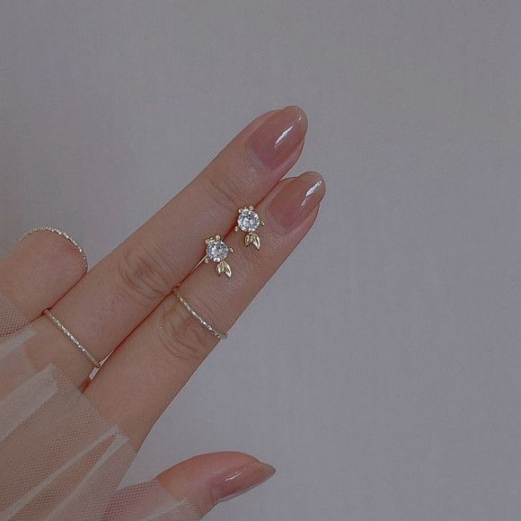 Серьги медь с напылением золотом J10720CJJ