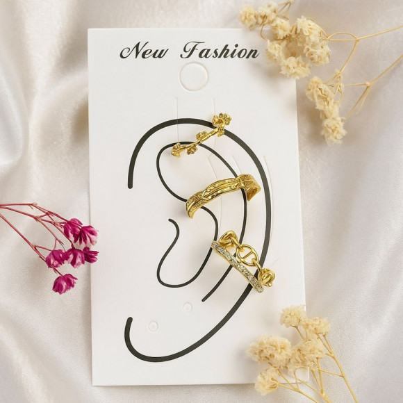 Кафф медь с напылением золотом J11006CJJ