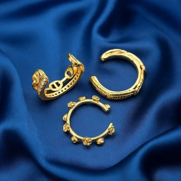 Сет фактурных золотистых каффов 1J11006CJJ Сет фактурных золотистых каффов 1J11006CJJ