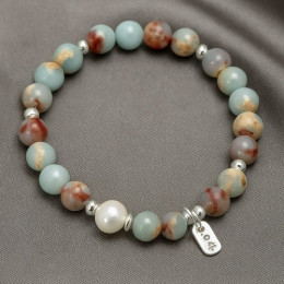 Браслет из бисера и камней 1J12175CJJ