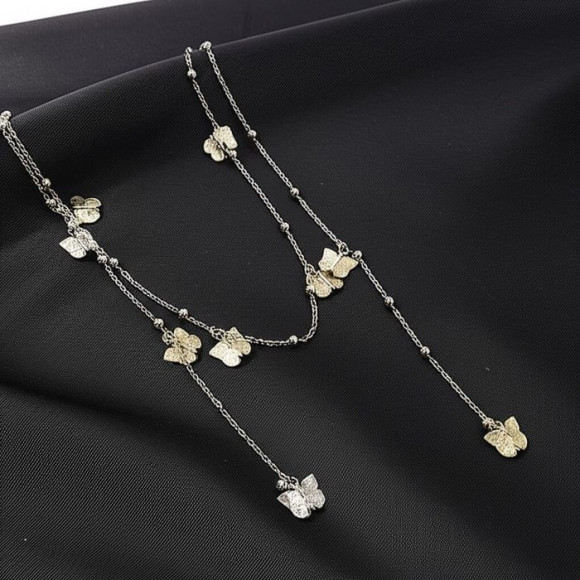 Многослойный сотуар с порхающими бабочками 1J11644CJJ