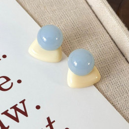 Серьги гвоздики акрил J11478CJJ