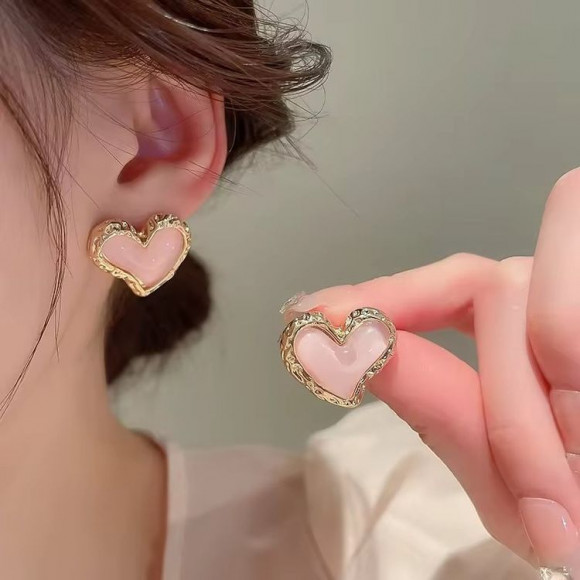 Серьги ювелирный сплав с серебряным гвоздиком J10407CJJ