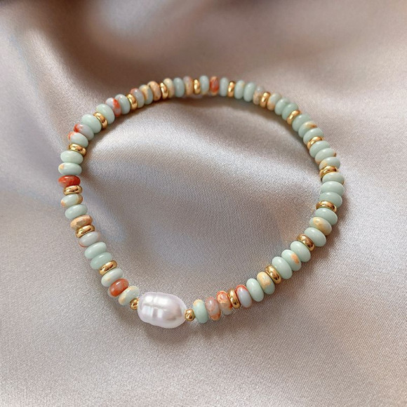 Браслет из бисера и камней 1J12177CJJ