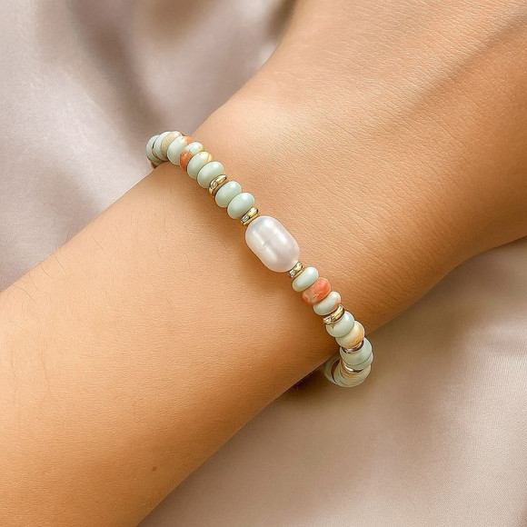 Браслет из бисера и камней 1J12177CJJ