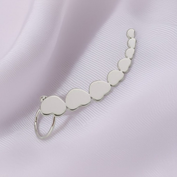 Минималистичный кафф Сердца 1J11023CJJ Минималистичный кафф Сердца 1J11023CJJ