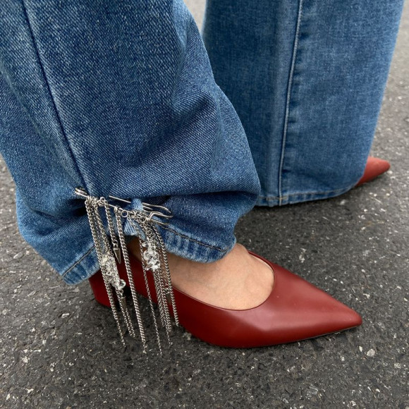 Брошь ювелирный сплав бусины 1J12348CJJ