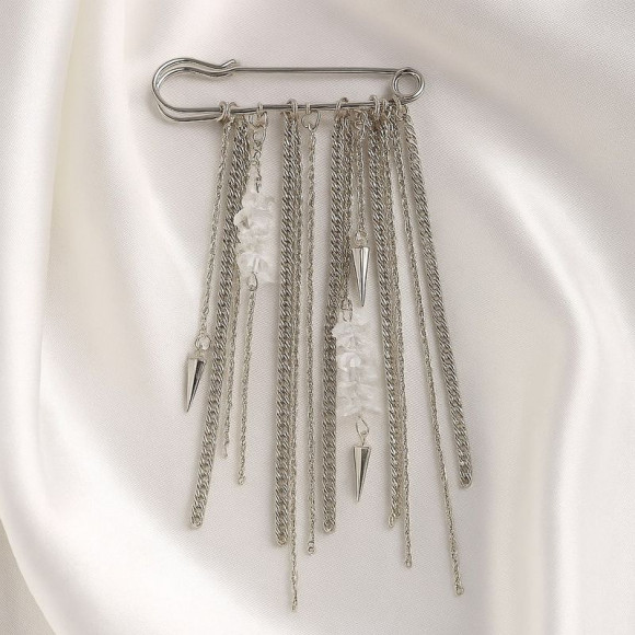 Брошь ювелирный сплав бусины 1J12348CJJ