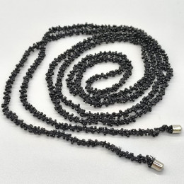 Минималистичный лариат из граненого бисера 1J11657CJJ Минималистичный лариат из граненого бисера 1J11657CJJ