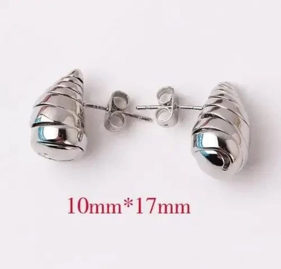 Серьги латунь с напылением платиной шелкопряд J10029CJJ Серьги латунь с напылением платиной шелкопряд J10029CJJ