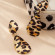 Серьги-подвески леопардовые капли 1J11660CJJ
