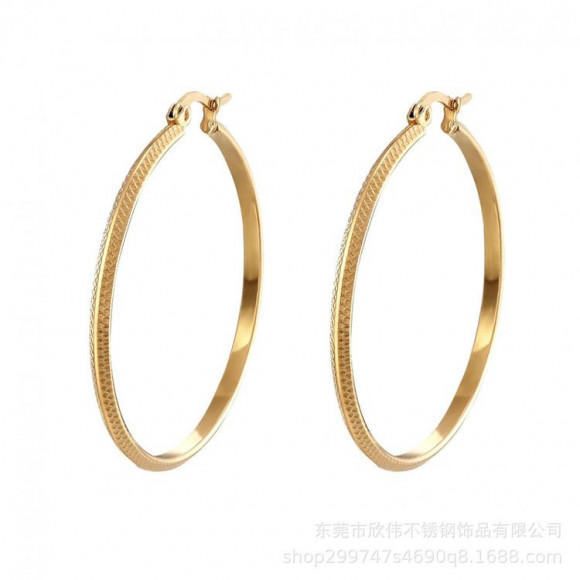 Серьги медицинская сталь с напылением золотом J10371(CJJ) Серьги медицинская сталь с напылением золотом J10371(CJJ)