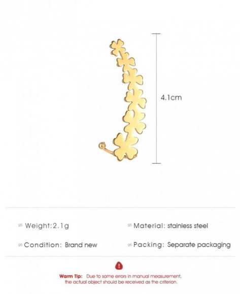 Серьга-клаймбер Клевер 1J11034CJJ