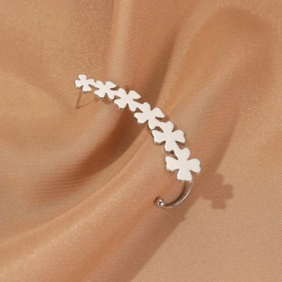 Серьга-клаймбер Клевер 1J11034CJJ Серьга-клаймбер Клевер 1J11034CJJ