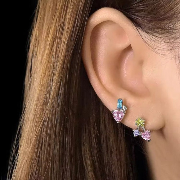 Серьги медь с напылением золотом J11016CJJ Серьги медь с напылением золотом J11016CJJ